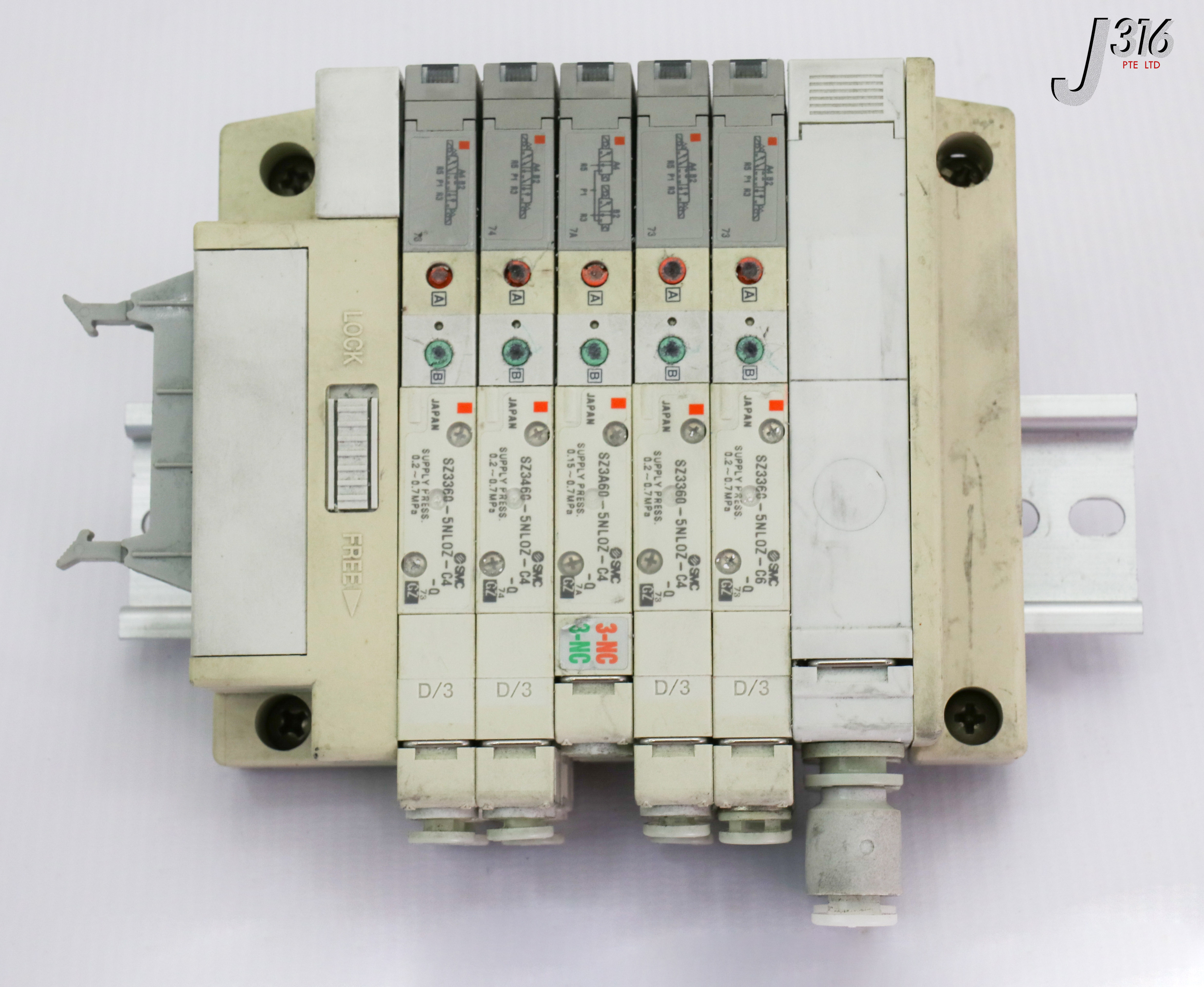 Smc Slot Pneumatic Manifold Sz Nloz C Q J Gallery